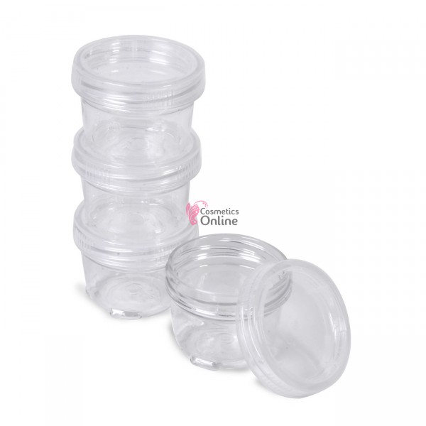 Recipient pentru solutii sau accesorii cu capac, 4 bucati de 40 ml CD002, art MJ 1092142